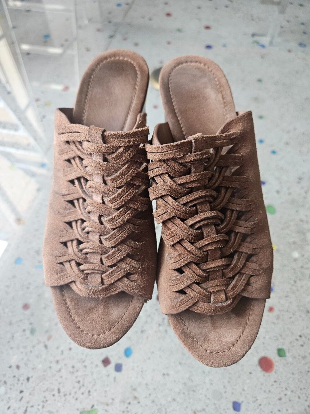 Michael Kors Westley Platform Mule Heels Size 10